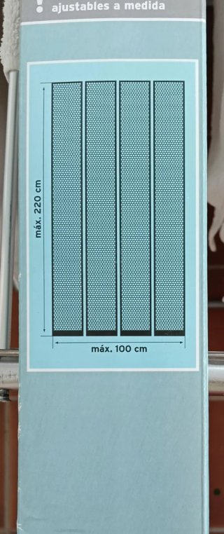 Cortina Mosquiteras Puertas Blancas Powerfix