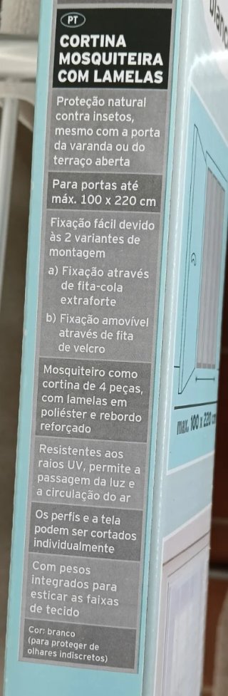 Cortina Mosquiteras Puertas Blancas Powerfix
