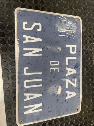 Placa Plaza San Juan