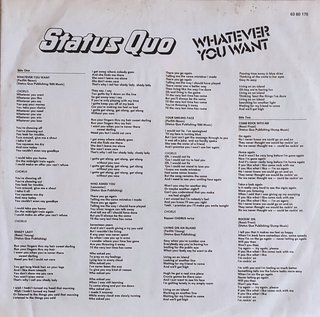 STATUS QUO Whatever You Want