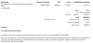 Bicicleta Eléctrica Trek Powerfly