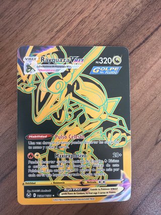 Carta Pokémon Rayquaza VMAX TG29/TG30