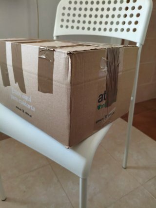 Caja de cartón para mudanza