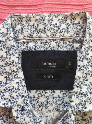 Camisa estampada manga larga