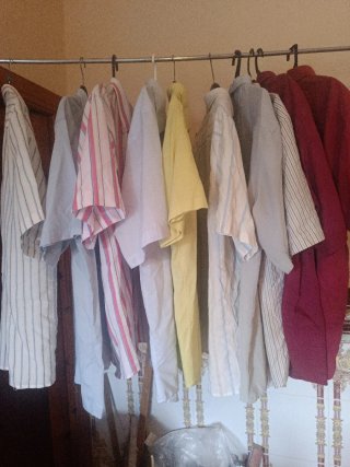 Lote "10" Camisas Hombre Manga Corta