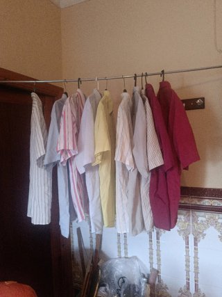Lote "10" Camisas Hombre Manga Corta