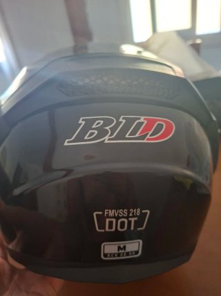 Casco de moto integral negro