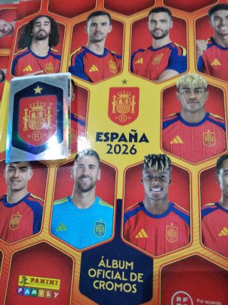 Cromos Panini Selección Española Mundial 2026