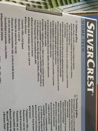 Tableta Gráfica Silvercrest Nueva a estrenar