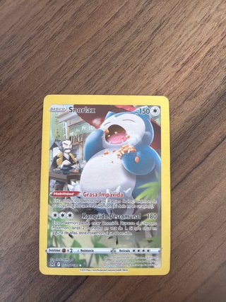 Carta Pokémon Snorlax Básico PS 150
