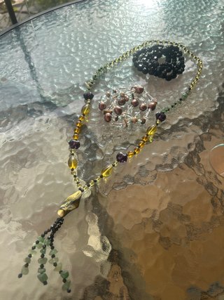 Collar y pulseras bisutería