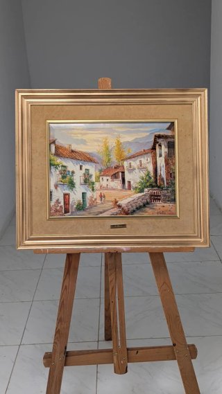 Cuadro Pueblecito Casas