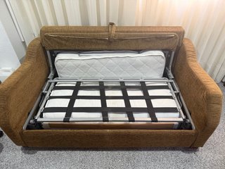 Sofá Cama Beige y Marrón