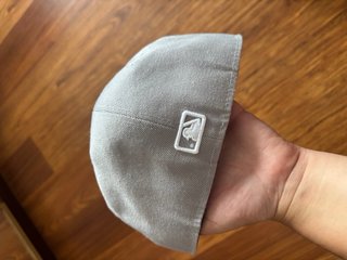 Gorra New Era NY Gris y Blanca
