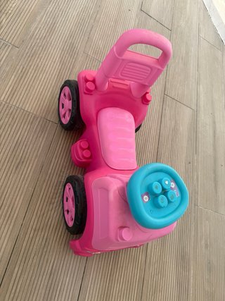 Tractor infantil Molto rosa