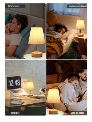 Lámpara Táctil LED 3 Modos Intensidad