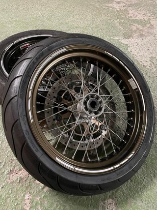Kit Llantas Supermotard 17