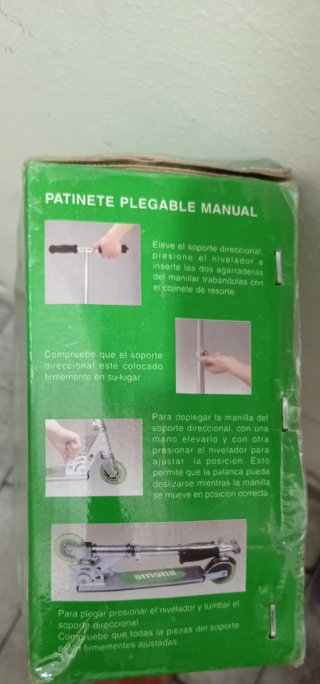 Patinete Plegable Manual Metálico