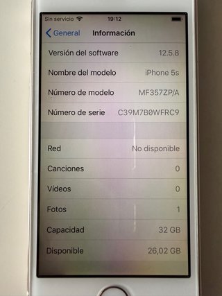 iPhone 5S 32GB Dorado