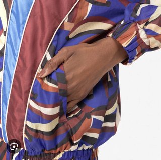 Chaqueta Farm Rio oversize M estampado