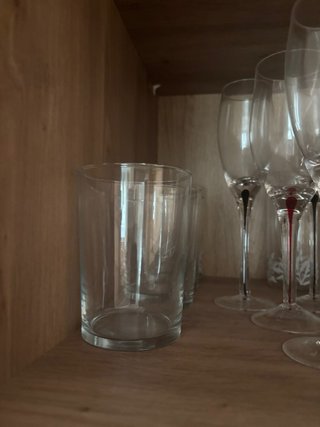 Juego copas y vasos Musgo