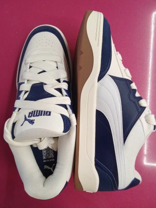 Zapatillas Puma Hombre Blancas y Azul