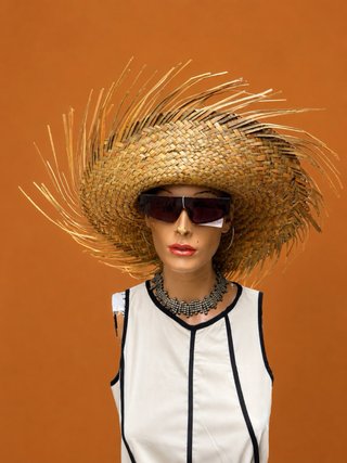 Sombrero de Paja con Flecos