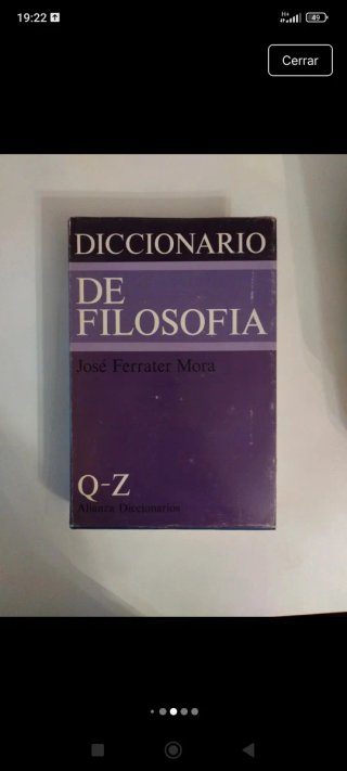 Diccionario de filosofía