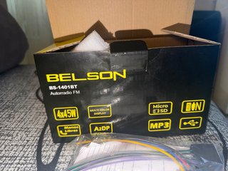 Radio Coche Belson BS-1401BT Autoradio FM