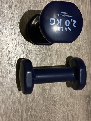 Mancuernas 2 kg (4.4 lbs) Decathlon