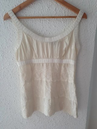 Top Pedro del Hierro Beige Talla 38