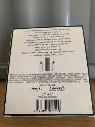 Recarga Chanel N°5 Eau de Toilette 2x20ml