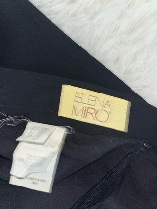 Gonna Elena Miro Vintage Nera Taglia 43