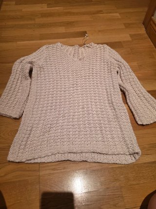 Jersey Zara Punto Talla Única Beige