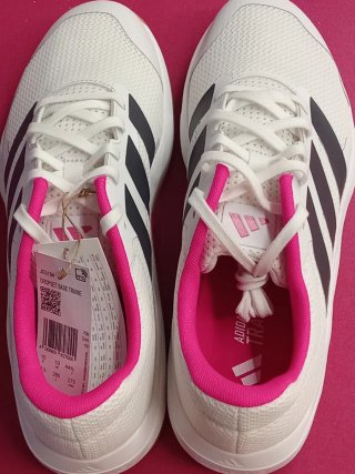 Zapatillas Adidas Blancas y Rosas Talla 44.5 Nueva
