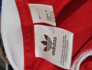 Camiseta Adidas Roja Talla S