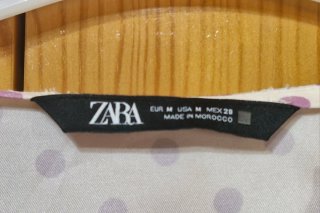Blusa Zara lunares M