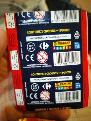 44 sobres cromos España 2026 Panini Carrefour