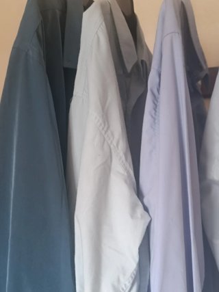 Lote  6 camisas manga larga hombre