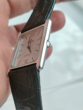 Omega De Ville Reloj de Pulsera Plata Negro