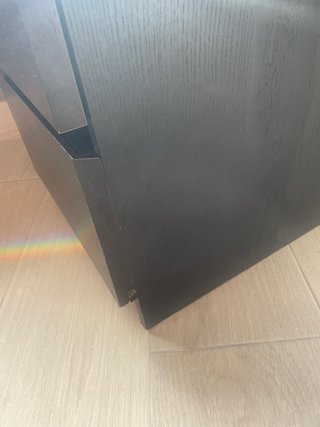 Mesita de Noche Malm Negra Ikea