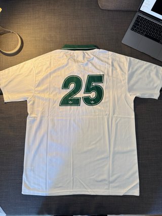 Camiseta Adidas Oasis Blanca y Verde