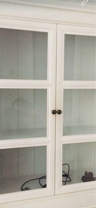 Alacena Maison du Monde Madera y Cristal