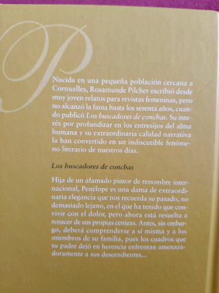 Libro de Rosamunde Pilcher.