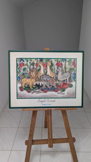 Cuadro Jungle Friends de Helen Paul.