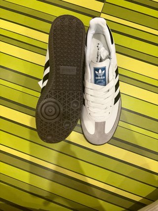 Zapatillas Adidas Samba Grises y Blancas