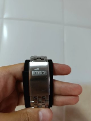 Reloj Lotus Cronógrafo Azul y Plateado