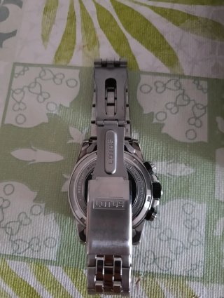 Reloj Lotus Cronógrafo Azul y Plateado