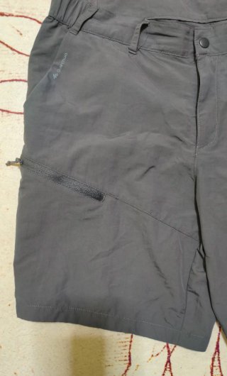 Pantalón corto mujer Quechua gris
