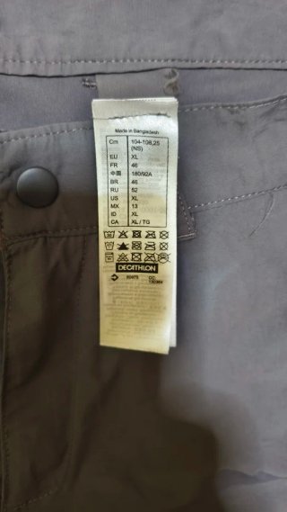 Pantalón corto mujer Quechua gris